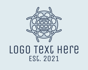 Code - Global Cyber Atlas logo design