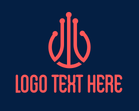 Technology - Red Technology Company logo design