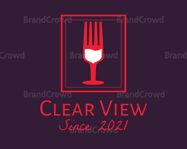 Wine Bar Restaurant Logo