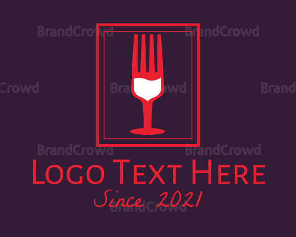Wine Bar Restaurant Logo