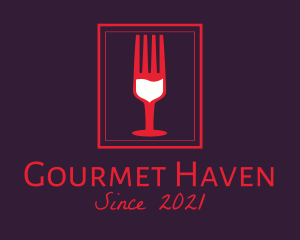 Wine Bar Restaurant  logo design