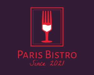 Wine Bar Restaurant  logo design