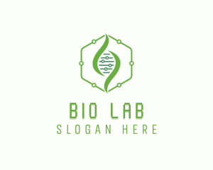 Biology - Hexagon DNA Biotechnology logo design