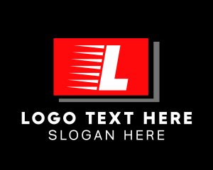 Mover - Fast Shipping Courier Letter logo design