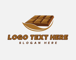 Chocolate - Chocolate Bar Dessert logo design