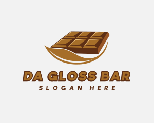 Chocolate Bar Dessert logo design