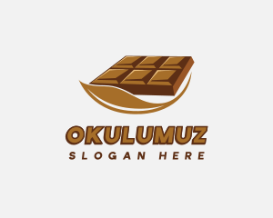 Nougat - Chocolate Bar Dessert logo design