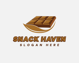 Chocolate Bar Dessert logo design