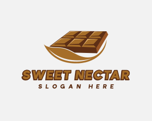 Chocolate Bar Dessert logo design