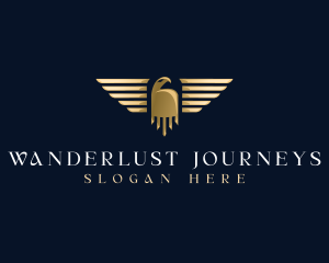 Institution - Luxury American Eagle logo design