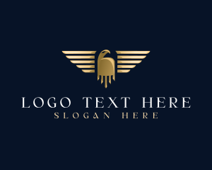 Institution - Luxury American Eagle logo design