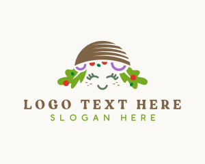 Gourmet - Vegan Salad Bowl logo design