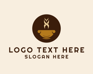 Coffee Shop - Hot Coffee Drink logo design