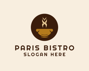 Hot Coffee Drink logo design