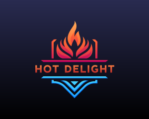 Fire Ice Ventilation logo design