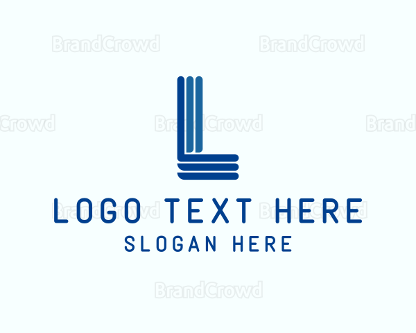 Line Company Builder Letter L Logo