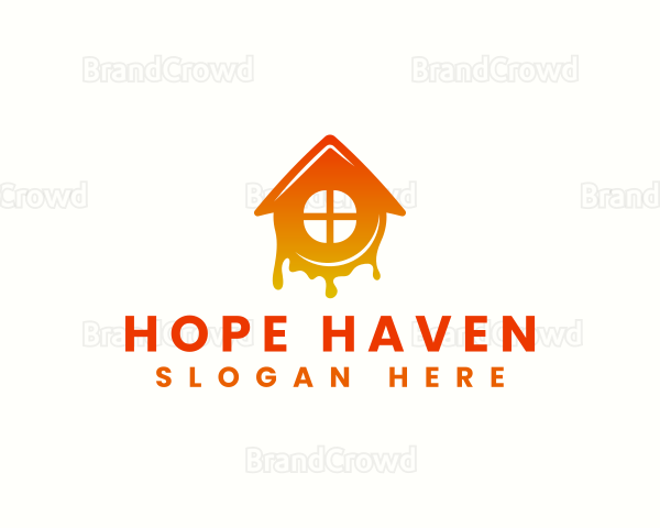 House Paint Drip Logo