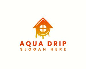 Drip - House Paint Drip logo design