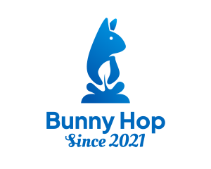 Bunny Leaf Animal logo design