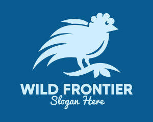 Blue Wild Bird logo design