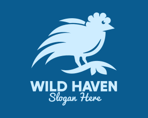 Blue Wild Bird logo design