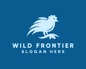 Blue Wild Bird logo design