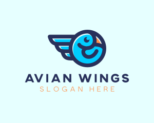 Bird Wing Pigeon logo design