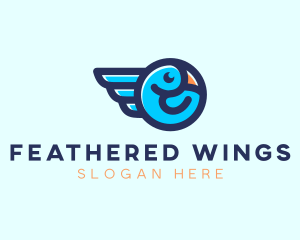 Pigeon - Bird Wing Pigeon logo design