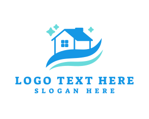 Tidy - Sparkling Clean House logo design