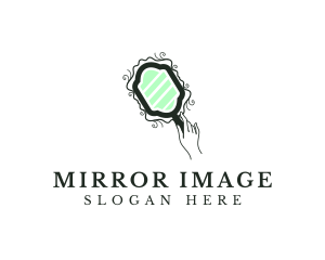 Reflection - Luxury Antique Mirror logo design