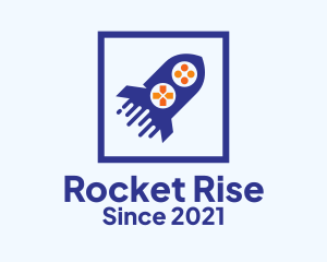 Gaming Space Rocket  logo design