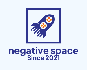 Gaming Space Rocket  logo design