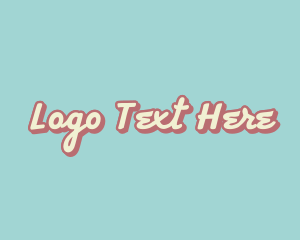 Cute - Retro Comic Business logo design