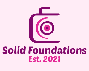Photo Booth - Purple Photography Studio logo design