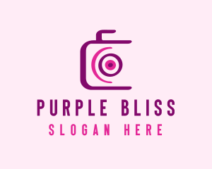 Purple Photography Studio  logo design