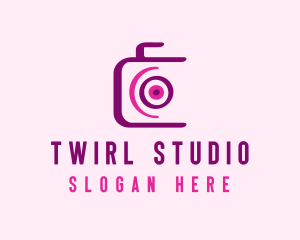 Purple Photography Studio  logo design