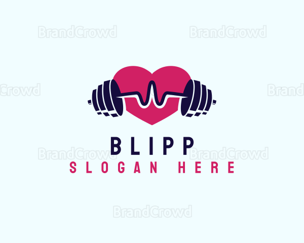 Heart Beat Barbell Fitness Logo