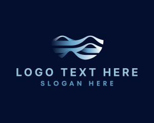 Sea - Wave Aqua Technology logo design