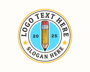 Stationery - Pencil Writing Stationery logo design