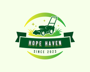 Lawn Care - Lawn Mower Trimmer logo design