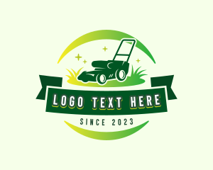 Cutter - Lawn Mower Trimmer logo design