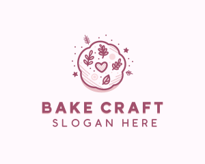 Floral Cookie Dessert logo design