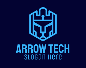 Lion Tech Shield logo design