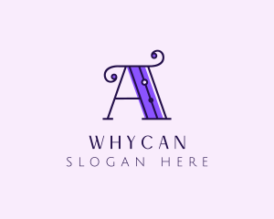 Firm - Decorative Typography Letter A logo design