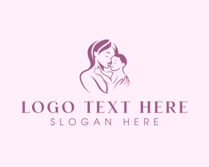 Mum - Mother Love Infant logo design