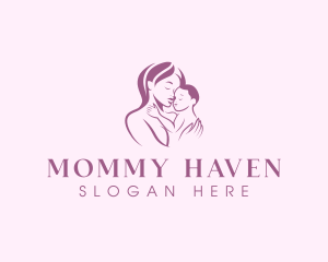 Mommy - Mother Love Infant logo design