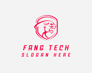 Fang - Security Shield Panther logo design
