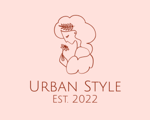 Salon - Fashion Stylist Woman logo design