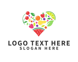 Marketplace - Fresh Healthy Fruits logo design