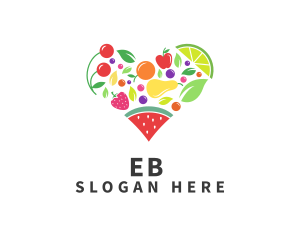 Fresh Healthy Fruits Logo